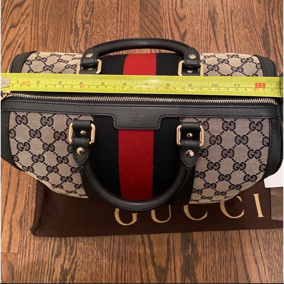 Gucci Ophidia Web Boston Bag Medium - Picture 8 of 15